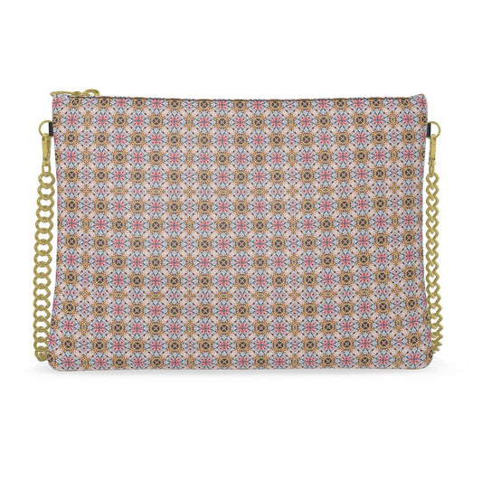 Ornament in Petal Pink Leather Crossbody Bag