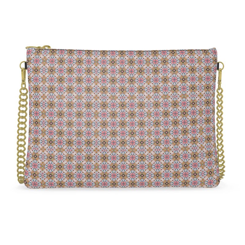 Ornament in Petal Pink Leather Crossbody Bag