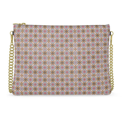 Ornament in Petal Pink Leather Crossbody Bag
