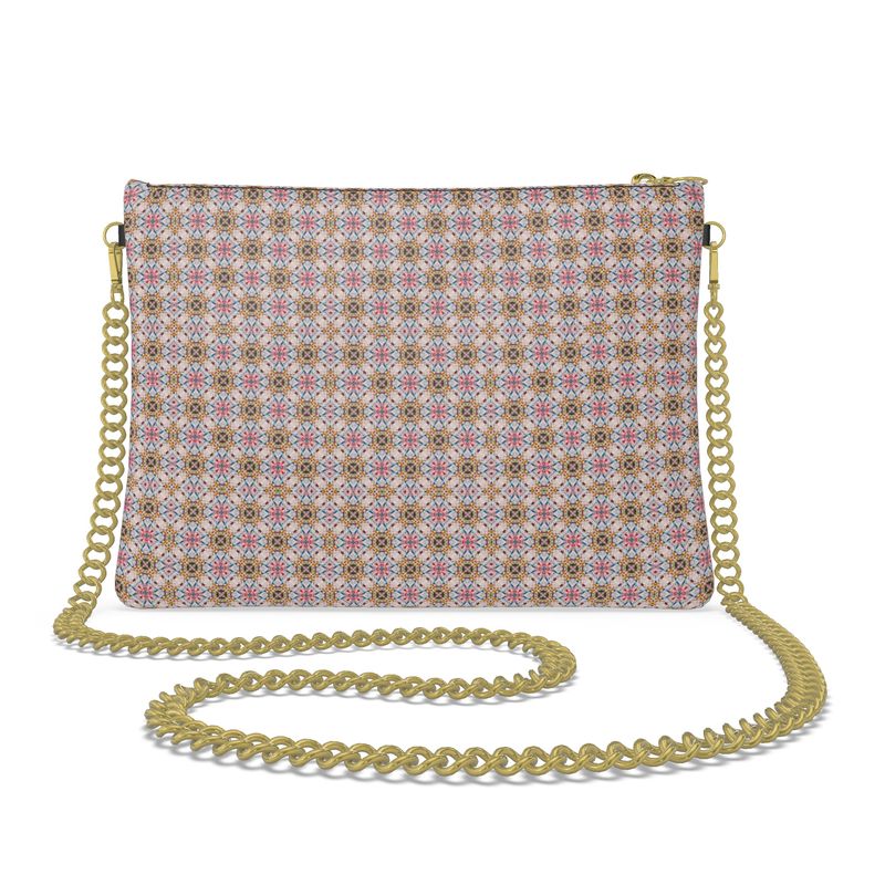 Ornament in Petal Pink Leather Crossbody Bag