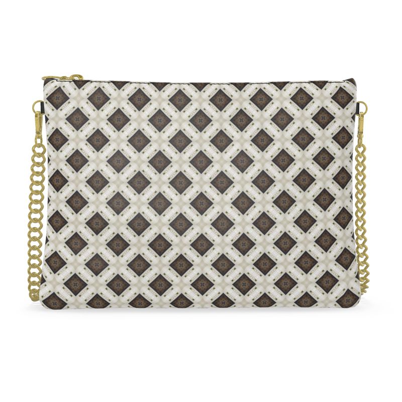 The Lattice Luxe Leather Crossbody Bag