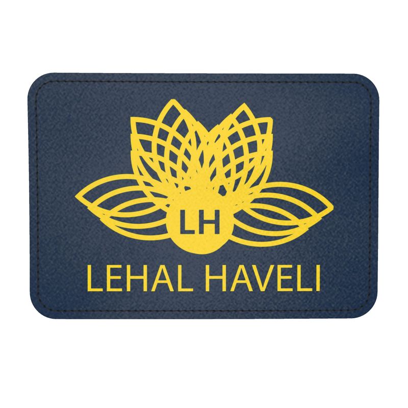 Midnight Black Jaipur Tile Leather Crossbody